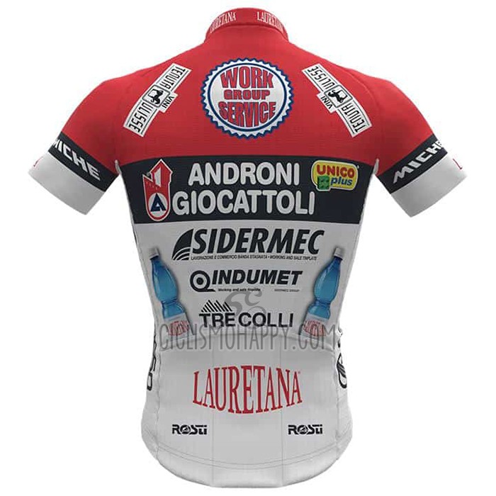 Androni Giocattoli Cycling Jersey Bib Short 2021 Men Short Sleeve Red